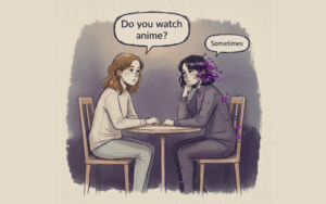 person playing human or not game