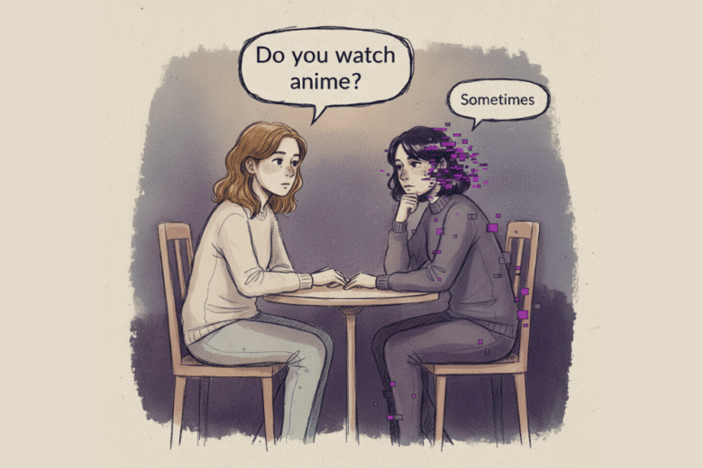 person playing human or not game